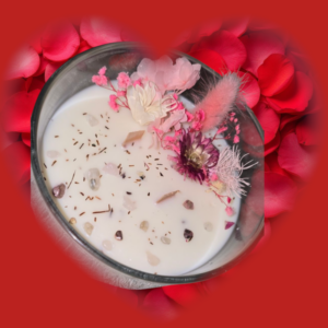 Bougie "amour eternel"gros format 800g